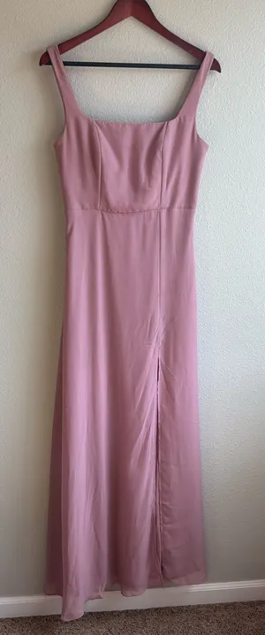 Birdy Grey Dusty Rose Square-Neck Maxi Dress thumbnail 1