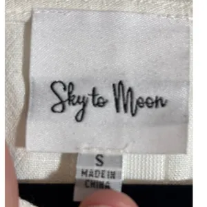 Sky to Moon NWOT Size S White Sleeveless Crop Top & Slit-Front Midi Skirt Outfit thumbnail 5