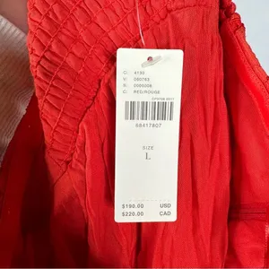 Anthropologie Maeve‎ NWT Strapless Lace Mini Dress Size Large thumbnail 8