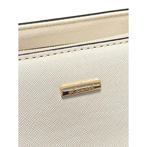 LOVEVOOK White Ivory Faux Leather Vegan Shoulder Pouch Tote Satchel Handbag OS thumbnail 4