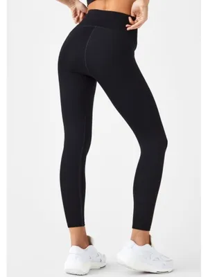 Spanx SPANXshape™ Booty Boost® 7/8 Leggings Very Black High-Rise Waist Tights thumbnail 2