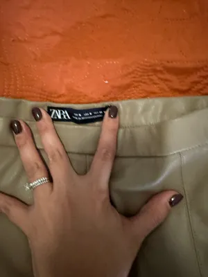 Zara leather pants thumbnail 3