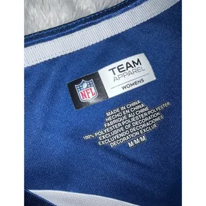Indianapolis Colts JerseyWomens Medium Blue NFL Team Apparel V Neck Shirt Top thumbnail 2