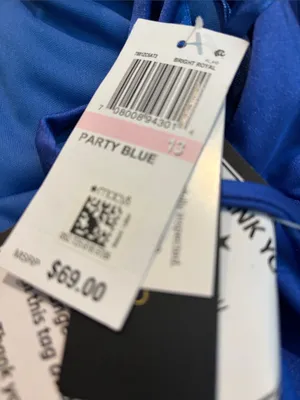 CITY STUDIO blue dress nwt thumbnail 6