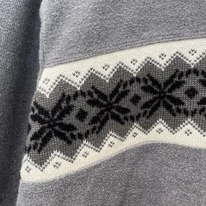 VTG Bobbie Brooks Charcoal Gray Crew Neck Winter Knit Sweater Ladies Size XL thumbnail 5