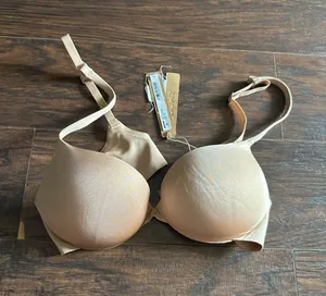 SKIMS NWT Ultimate push up plunge bra 34A Clay thumbnail 1