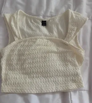 SHEIN Off-White Shirt  thumbnail 1