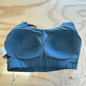 Gymshark Racerback Sports Bra Medium Support Teal Blue Mesh GLSB4722 Small thumbnail 5