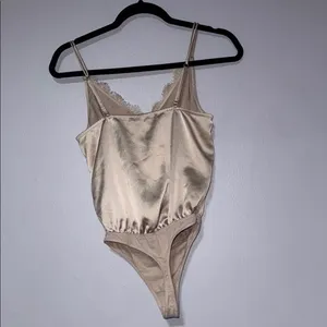 Abercrombie Elegant Cream Lace Bodysuit thumbnail 2