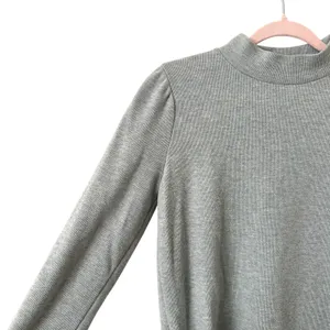 MADEWELL (Re)Sourced Mockneck Puff Sleeve‎ Top Sage Medium thumbnail 4