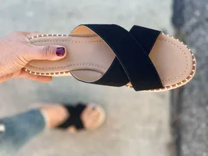 Soda Black Espadrille Wedge Sandal thumbnail 2