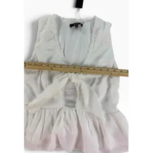 Lulus Womens White Top Size M New thumbnail 7