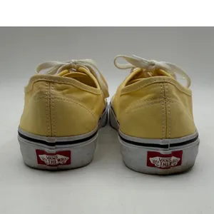 Vans Authentic Low Top Sneakers Women's 10 Yellow Skateboarding Retro Casual thumbnail 5