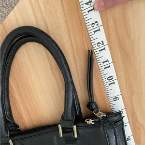 Guess Leather Handbag Black/Coal Top Handle Bag thumbnail 13