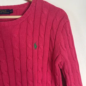 Polo Ralph Lauren ladies julieanna pink cotton pullover crewneck sweater M thumbnail 4