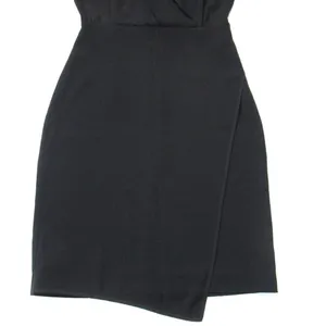NWT MM. Lafleur Tory 3.0 in Black Crepe Collared V-neck Sheath Dress 6 thumbnail 7