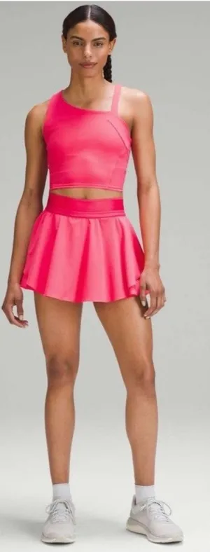 Lululemon Court Rival High-Rise Skirt Lip Gloss Pink Size 10 Golf Tennis Skirt thumbnail 1