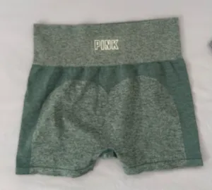 PINK Victoria’s Secret Seamless High-Waisted Workout Shorts – Size M thumbnail 1