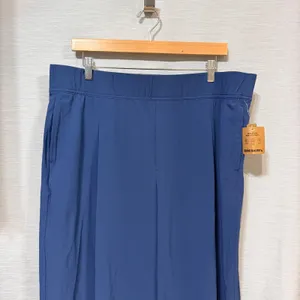 Eddie Bauer Departure Wide-Leg Pants Blue Petite XL UPF 50+ Moisture Wicking thumbnail 3