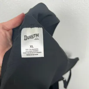 Duluth Trading Co Womens Adjustable Strap Sports Bra Black XL Racerback Wireless thumbnail 2