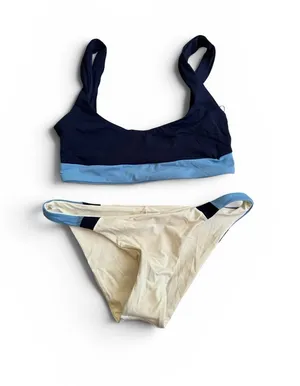NWOT L*space Miller colorblock bikini set extra small thumbnail 1