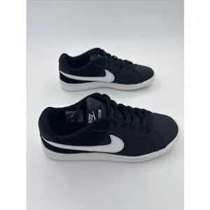 Nike Court Royale Black & White Leather Size 8.5 thumbnail 2