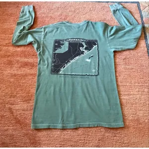 “Comfort Colors” Unisex Topsail Island North Carolina Graphic Long Sleeve T Shir thumbnail 5