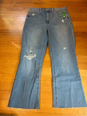 Gap Kick Fit High Rise Denim Slim Stretch Jeans Blue Women's Size 28/6 Short NWT thumbnail 2