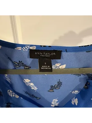 Blue Women's Top by Ann Taylor thumbnail 3