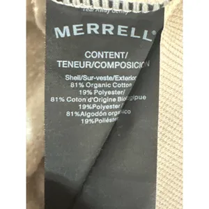 Merrell Wildlife Graphic Crewneck Sweatshirt Women's Small Beige Outdoor Casual thumbnail 8