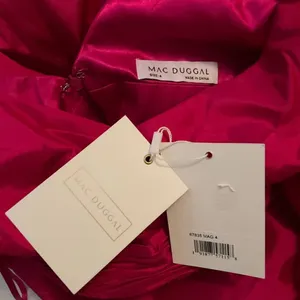 MAC DUGGAL 67835 Pink Taffeta High Low Ruffle Gown Dress thumbnail 13