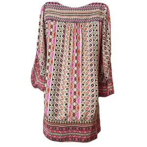 Alice & Trixie Geometric Silk Print Dress‎ Size Medium thumbnail 2