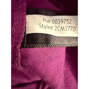 Boston Proper Metallic Lace Detail Off The Shoulder Shift Dress Women’s M Purple thumbnail 12