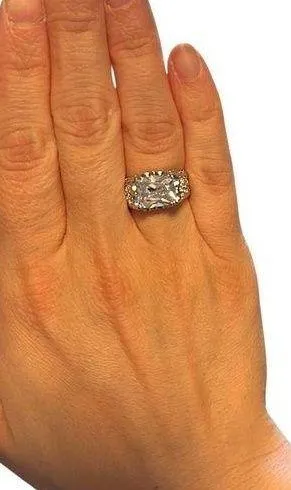 Vintage Elegant Silver Ring thumbnail 1