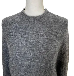 Aritzia Wilfred Free Cropped Sweater Alpaca Wool Blend Crewneck Pullover Small thumbnail 6