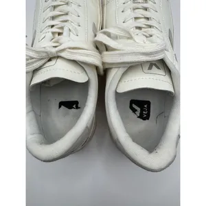 Veja Shoes Women 6‎ White Gray Leather Lace Up Campo Sneakers Fashion Outdoor thumbnail 8