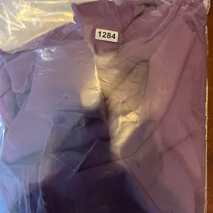 1284 | Zara Ruffled‎ Wrap Tie Waist Mini Skort Purple Womens S thumbnail 10