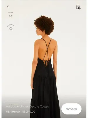NWOT Farm Rio Linen Blend Black Sleeveless Layer Tiered Maxi Dress Size S thumbnail 4