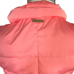 LILLY PULITZER Isabella Puffer Down Vest in Coral Size Small thumbnail 9