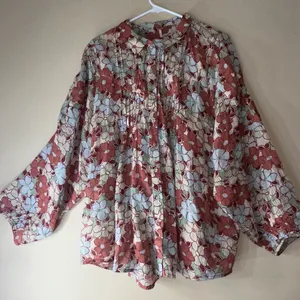 Boho Free people Sienna Button-Up Shirt size M thumbnail 4