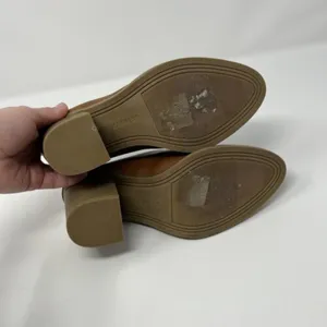 Express Womens heeled‎ Mules Brown Sz 6 thumbnail 6