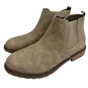 White Mountain Boots Chelsea Style Size 8.5 Womens Taupe Side‎ Zip Booties thumbnail 1