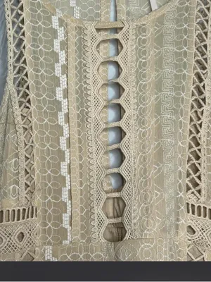 Free People Wherever you go mini dress tan ivory Size 6. thumbnail 5