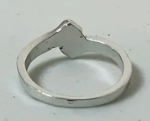 Silver Floral Carved Wrap Band Ring Jewelry Size 7 💍 thumbnail 3
