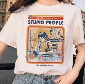 White Retro Graphic Short Sleeve Tee size medium thumbnail 1