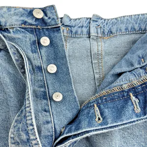 Free People We The Free East of Eden Belted Jean Mini Denim Skirt Distressed 28 thumbnail 6