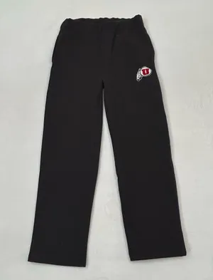 Utah Utes Black Colosseum High Waisted Athletic Lounge Sweatpants Unisex size M thumbnail 1