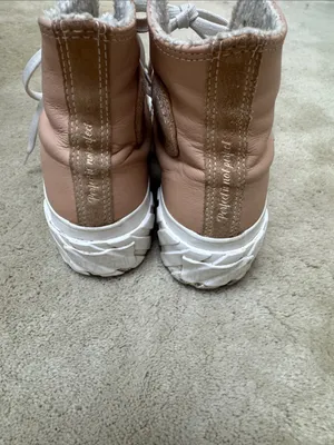 Converse Women's Blush Pink High-Top Platform Sneakers thumbnail 4