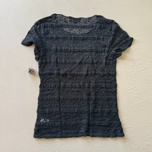 Apt. 9 gothic lace ruffle sheer top thumbnail 2