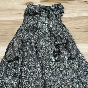 Elan Silky Floral Tie Halter Tank Top Women’s Medium thumbnail 6